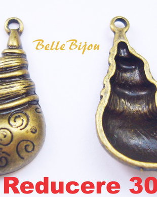 Melc finisaj bronz aprox 30x13x5 mm
