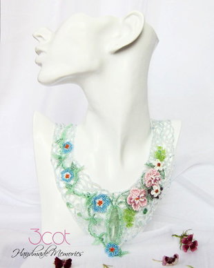 Colier motiv floral