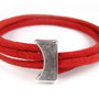 Slide Charm argintiu antichizat, 14x8 mm