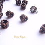 Agatatoare pandant finisaj cupru aprox 7.5x11 mm