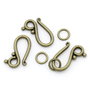 Inchizatoare tip hook & eye finisaj bronz 20x12mm (BZLAK 045)