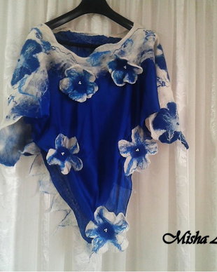 Bluza cu lana impaslita si matase - Infinity