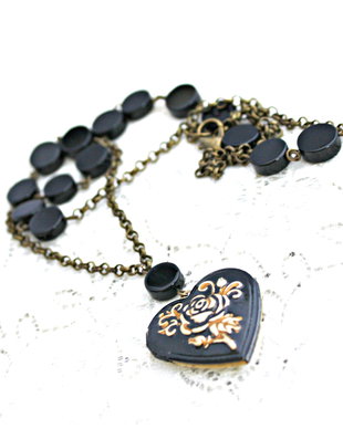 Colier Dark rose
