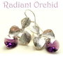 Cercei orhidee argintata ORCHID rezervat momentan!