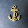PANDANTIV BRONZ - ANCORA - 28 X 18 MM