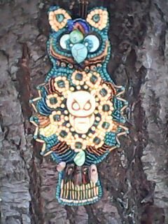 Happy mother owl : coronita/diadema/brosa/VANDUT