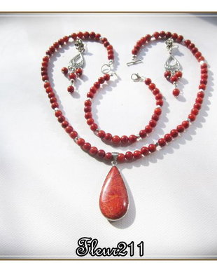 SET- CORAL ROSU-CARAMIZIU
