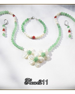 SET- AVENTURIN VERDE, SIDEF ALB SI CARNEOL