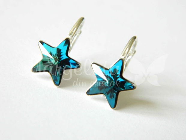 Cercei Swarovski Stars / Stea / Steluta / Argint 925