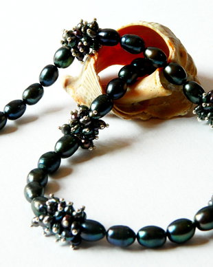 Set "Black pearls"