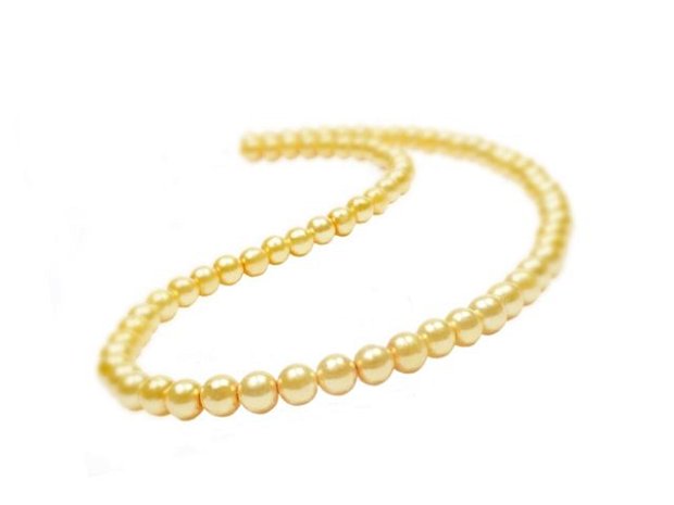 10b perle sticla galben auriu 6mm (SRG1 32)