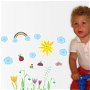 Set de autocolante (wall stickers) pentru copii - Flori de primavara (ghiocei, lacramioara, mamarute) - by babygraphics