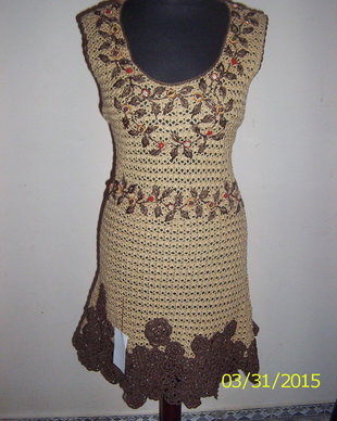 rochie crosetata