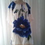 Tunica/ Ie/ Bluza - Blue Poppy - rezervat