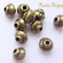 Margica finisaj bronz aprox 4.5x5 mm