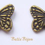 Fluturas finisaj bronz antichizat aprox 14x10,5 mm