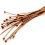 10b ace cu bila finisaj cupru antichizat  30x0,7mm (CU0005)