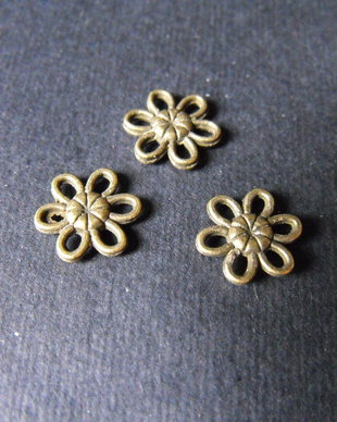 LINK BRONZ - FLOARE - 11 MM
