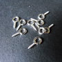 CUIE CU BUCLA PENTRU MARGELE -  12 X 5 MM ( 5 buc.)