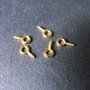 CUIE CU BUCLA PENTRU MARGELE -  9 X 5 MM ( 5 buc.)