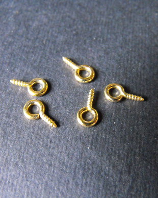 CUIE CU BUCLA PENTRU MARGELE -  9 X 5 MM ( 5 buc.)