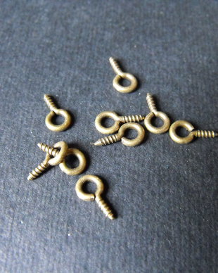CUIE CU BUCLA PENTRU MARGELE -  9 X 5 MM ( 5 buc.)