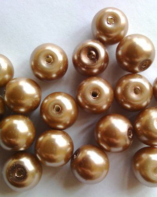 LPE1004 - perle maro deschis 10 mm