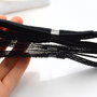 Set scai si astrahan - Velcro - 1.5 metri { 50 cm negru + 1 m alb }