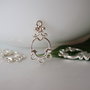 Drop silver-plated 17x11mm (1per)