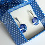 Cercei Swarovski - Sapphire