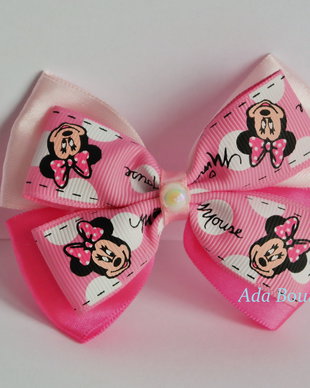 Agrafa Minnie Mouse roz