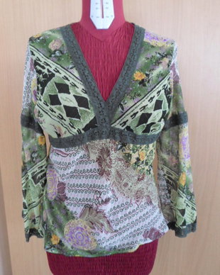bluza olive print