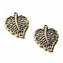 1 b Charm - frunzulita stilizata bronz antichizat