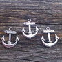 Pandantiv zamak argintat ,ancora 22x18mm (SRG3 01)