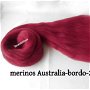 lana fina Australia-bordo/rosu inchis-25g