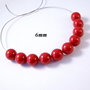 5704 - (10buc) 6mm  Swarovski, perle, red coral