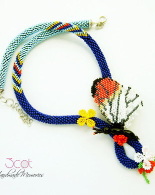 Colier handmade - Spring Garden