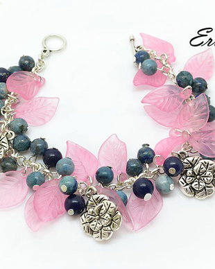 Set ,,Pink leaves"