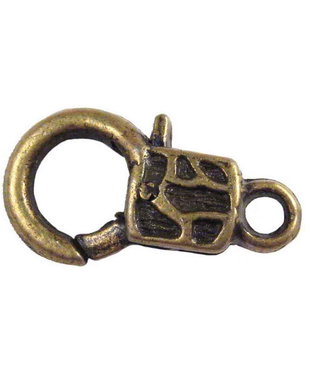 Inchizatoare lobster, bronz, 18x10 mm