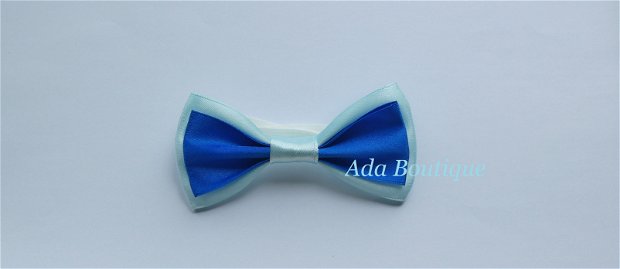 Mini papion elegant bleu/albastru