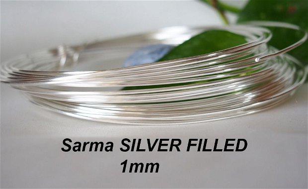 Sarma silver filled, soft, 1mm (0.5)