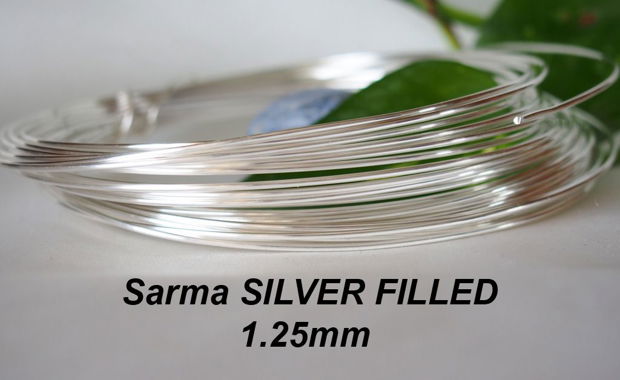 Sarma silver filled, soft, 1.25mm (0.9)