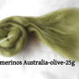 lana fina Australia-verde olive-25g