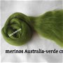 lana fina Australia-verde crud-25g
