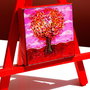 Tablou Psychedelic Tree Of The Univers - For That Special Place in Your Home - Nature & Colours Collection
