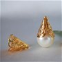 Cap margele gold-plated con fancy 16mm (1)