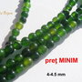 Agate verde crud aprox 4-4.5 mm