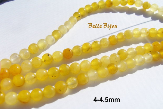 Agate galben degrade aprox 4-4.5 mm