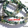 Agate moss aprox 4.5-5 mm