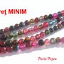 Agate multicolore aprox 4 mm